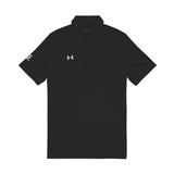 Embroidered Men’s Black Performance Polo – Under Armour® Style | PRPLTIGR