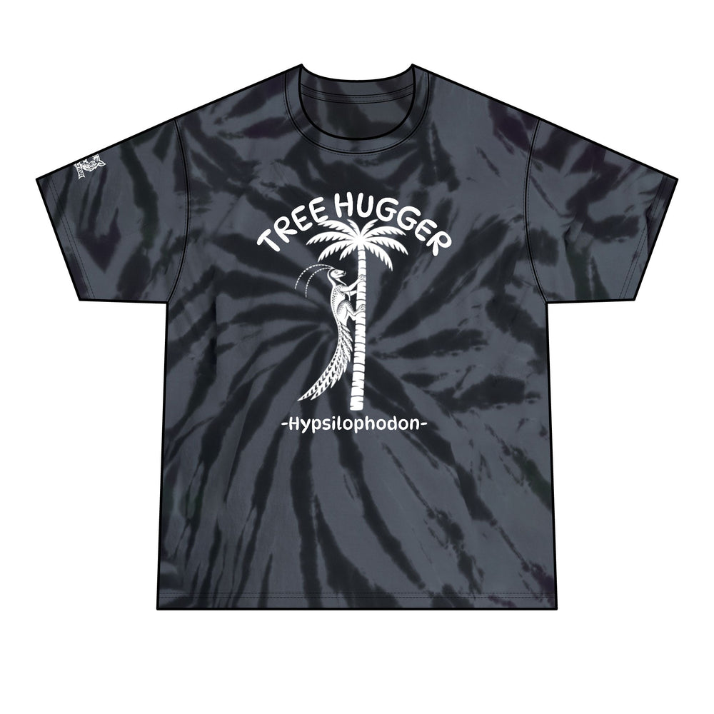 Hypsilophodon “Tree Hugger” Tie-Dye Tee | Purple, Black, Glaxy Spiral, Gold, Orange, Forest Green, Kelly, Light Blue, Pastel Rainbow, Ocean Rainbow, Red, Royal, Navy, Maroon (White)