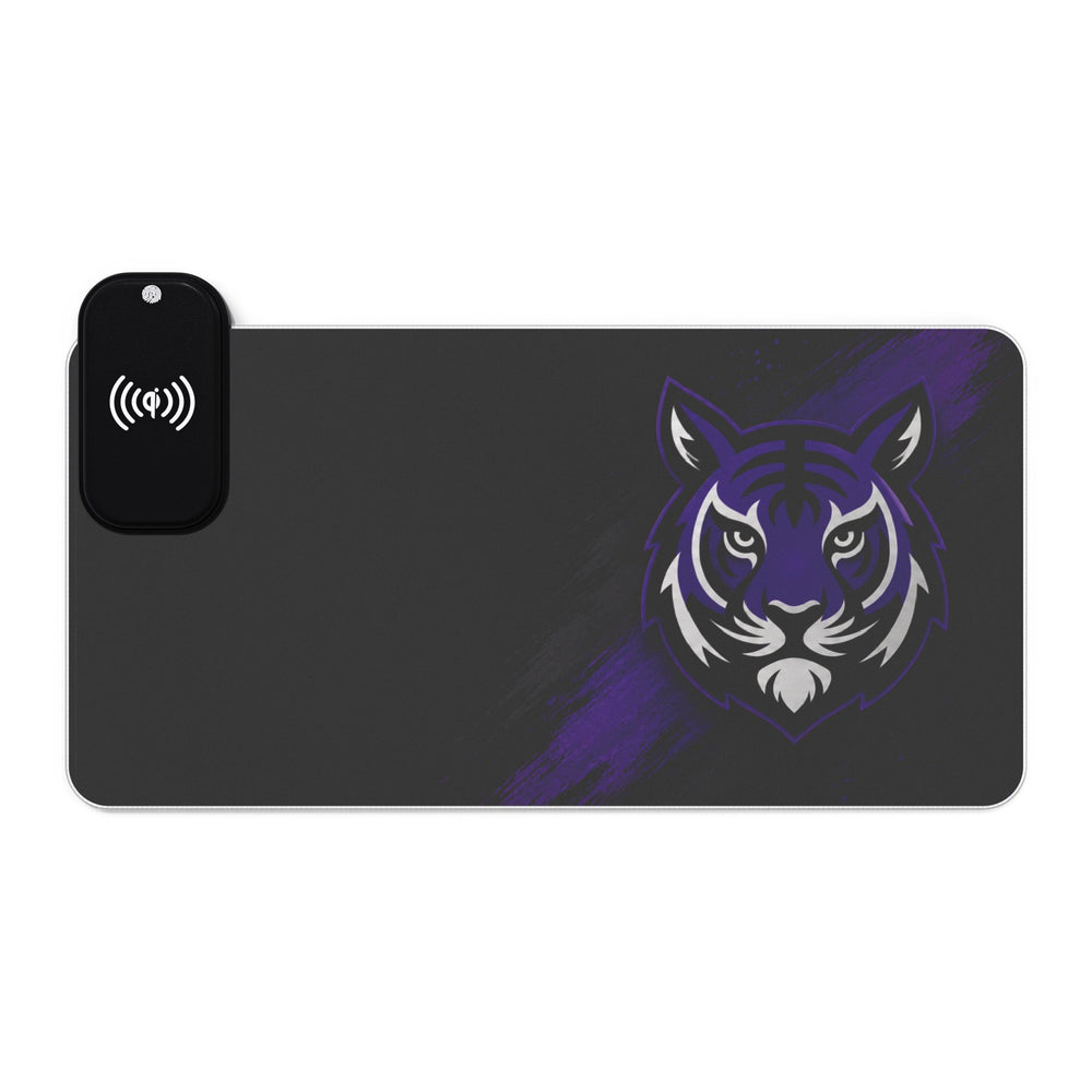 PRPLTIGR LED RGB Gaming Mouse Pad w/ Wireless Charging