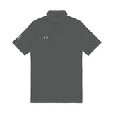 Embroidered Men’s Black Performance Polo – Under Armour® Style | PRPLTIGR
